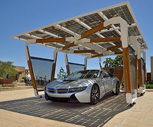 BMW DesignworksUSA’s Solar Carport Concept