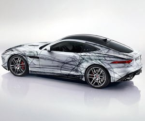 Jaguar F-Type Coupé Gets Wrapped in Abstract Art