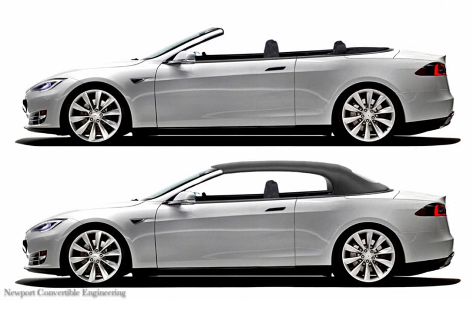 NCE Two-Door Tesla Model S and Convertible