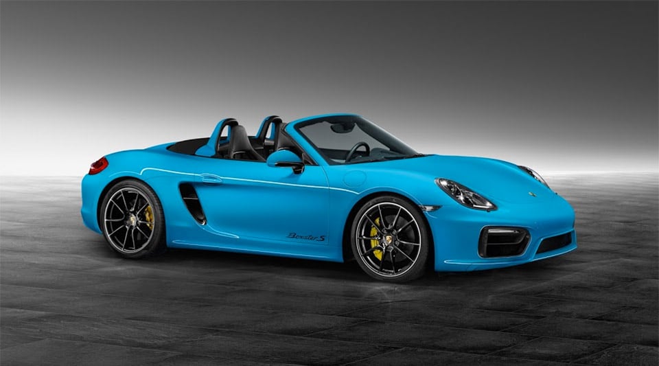 Porsche Exclusive Boxster S in Riviera Blue