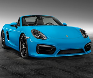 Porsche Exclusive Boxster S in Riviera Blue