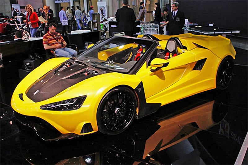 Tushek TS 600 Supercar Shown in Monaco