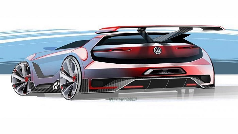 VW Shows More GTI Vision Gran Turismo Concept