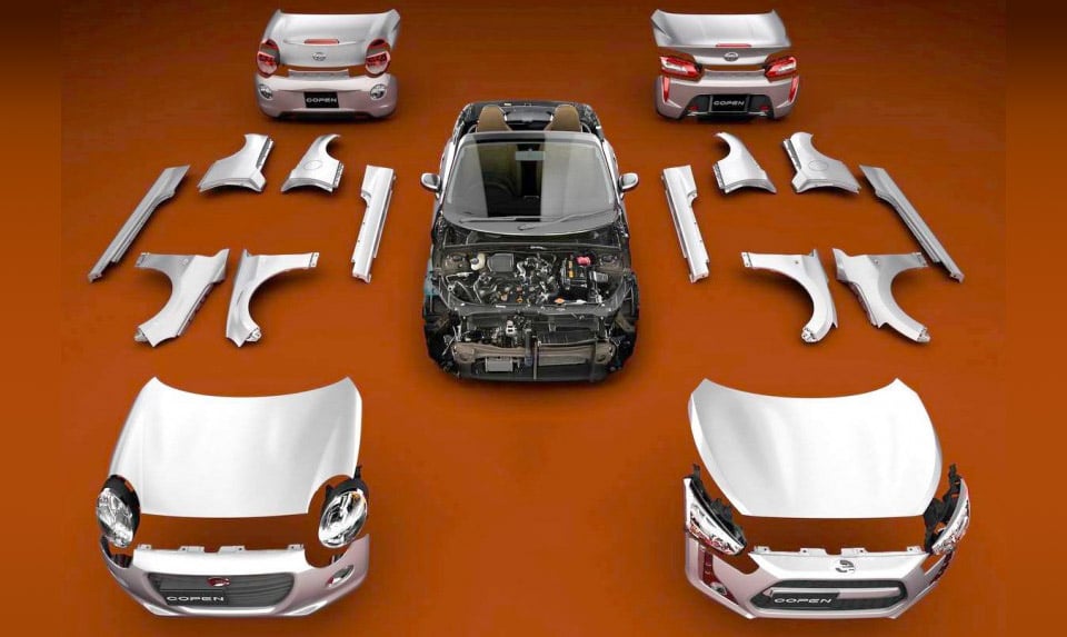 Daihatsu Copen to Offer Interchangeable Body Panels
