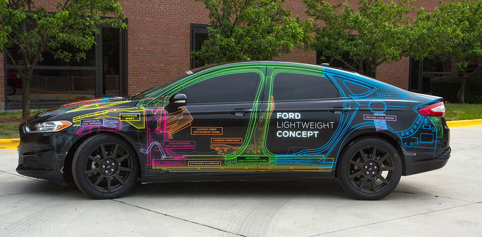 Ford Lightweight Concept Trims Hundreds of Pounds