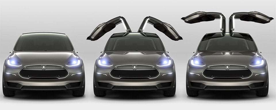 Tesla Model X Confirmed for Early 2015 Deliveries