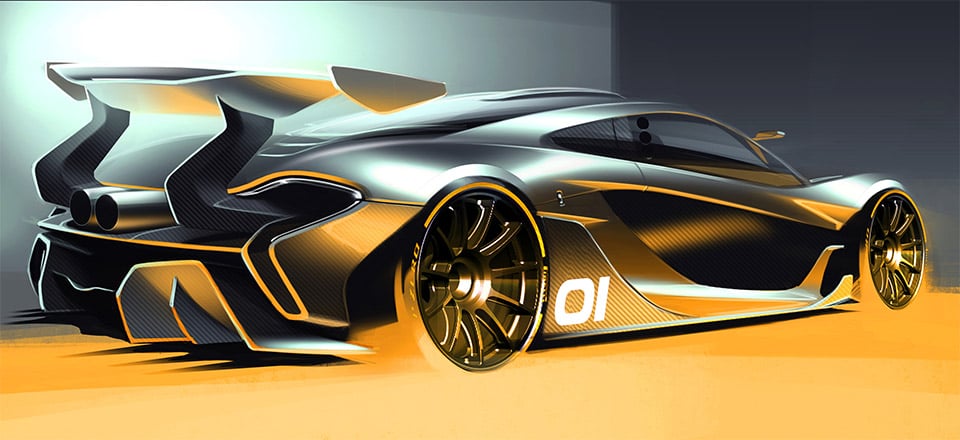 McLaren P1 GTR Concept Teased