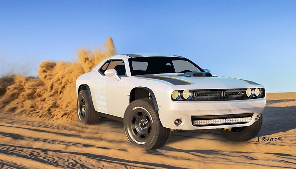 Dodge challenger off road