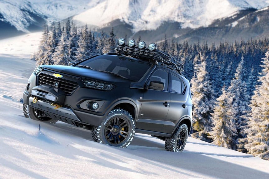 Chevrolet Reveals the Niva Concept SUV in Moscow