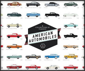 A Collection of Classic American Automobiles