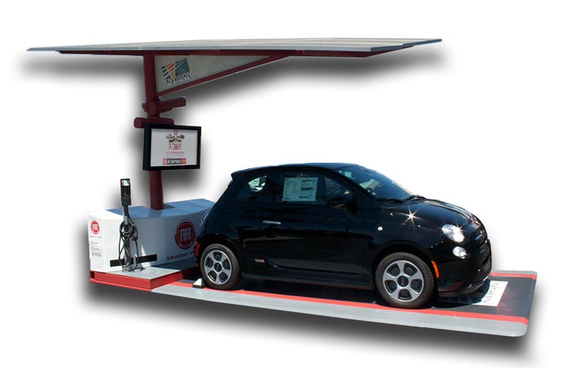 Fiat Launches Solar EV Charger in San Diego