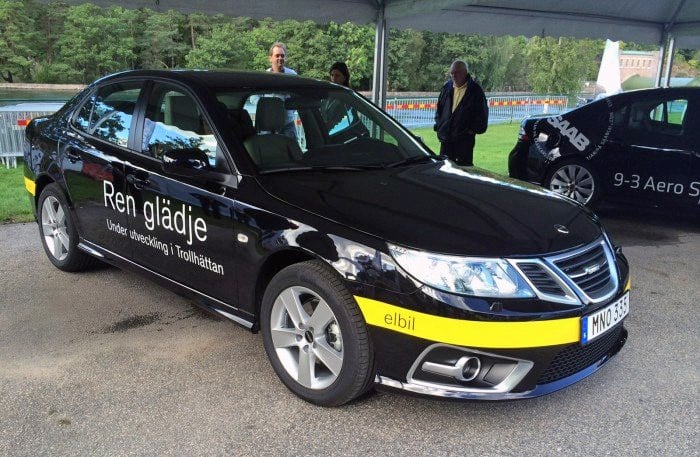 NEVS Shows Saab 9-3 Aero-Based Electric Vehicle