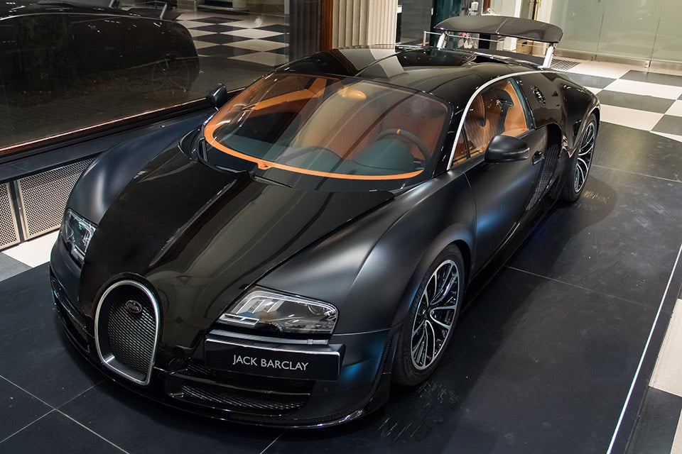 bugatti veyron super sport matte black