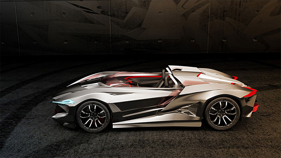 Vapour GT Supercar Design Concept