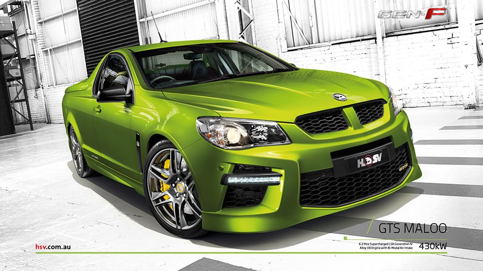 Holden Reveals 585hp GTS Maloo Performance Ute