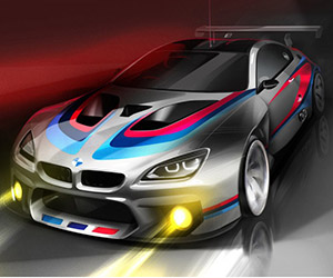 BMW Unveils Concept Art for 2016 M6 GT3