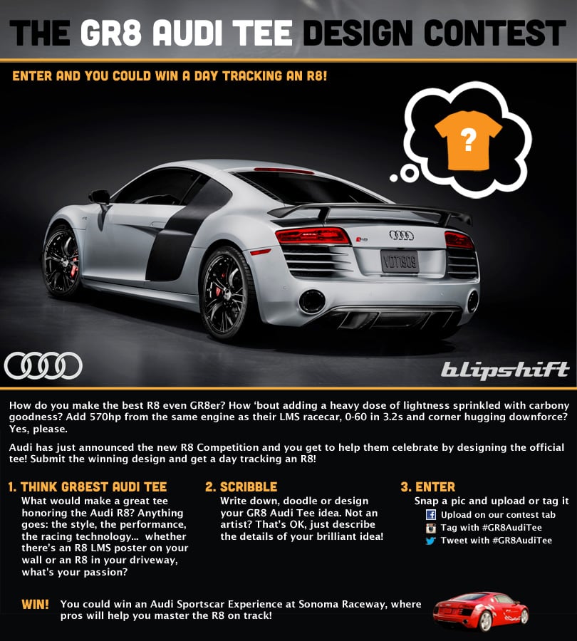 The GR8 Audi Tee Design Contest