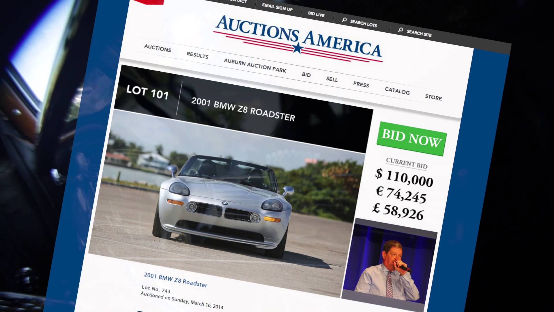 Auctions America's Online Classic Car Auction
