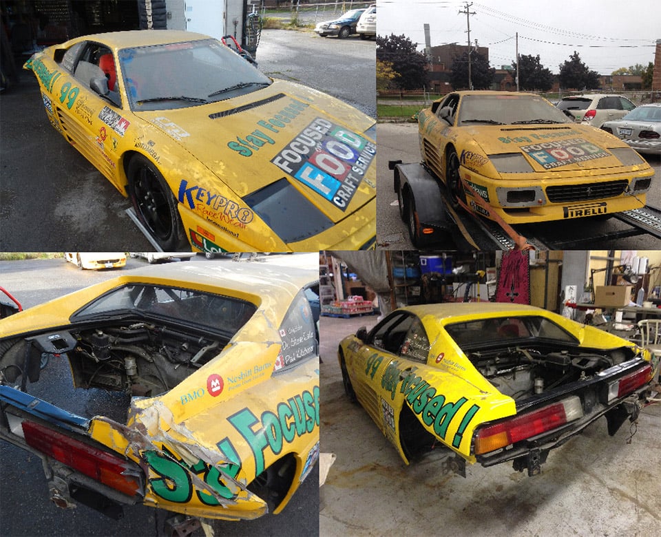 Help Save this Rare Ferrari 348 Challenge Race Car