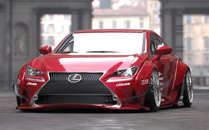 Lexus RC 350 Gets Worked over for SEMA