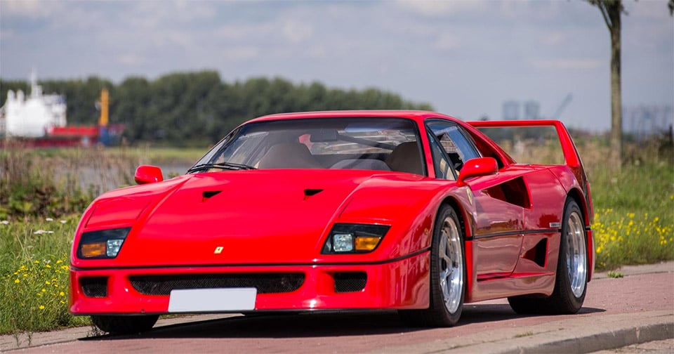 Nigel Mansell’s Ferrari F40 Fetches Nearly $900k