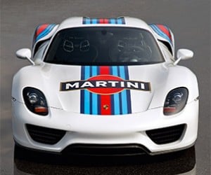Porsche Range Trimmed in the Martini Racing Livery