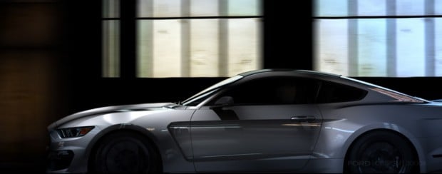 The All-new Shelby GT350 Mustang CGI image