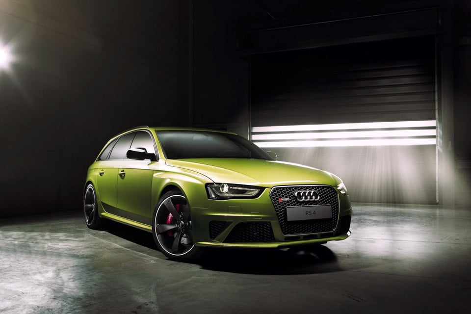 Audi Shows One-off Peridot Green RS4 Avant