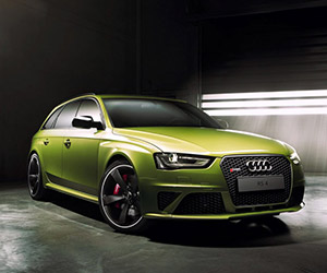 Audi Shows One-off Peridot Green RS4 Avant