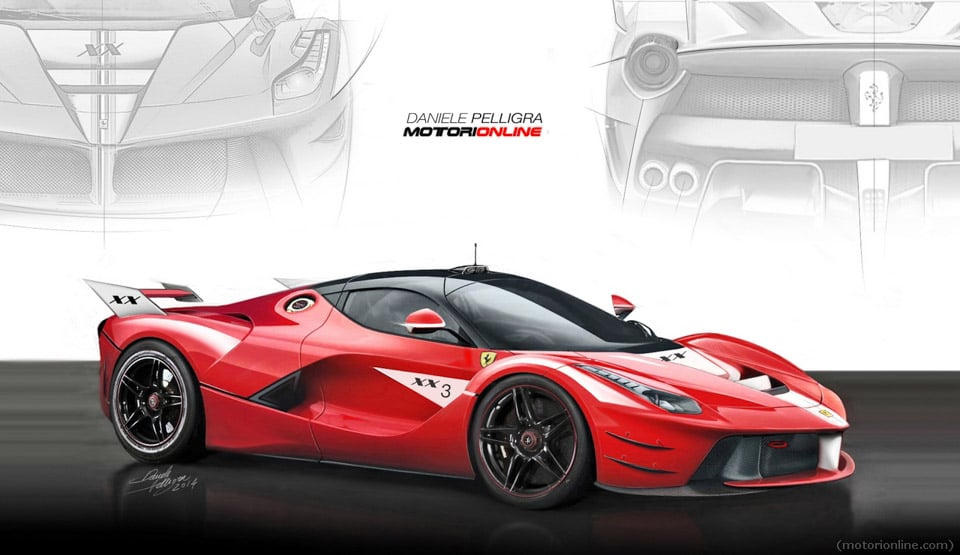 Track-Only Ferrari LaFerrari XX Rendered