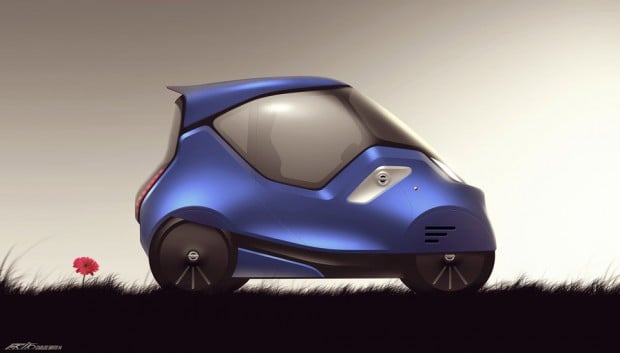 Car drawings made by kids become sketches produced by Nissan Des