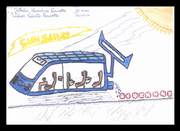 Car drawings made by kids become sketches produced by Nissan Des
