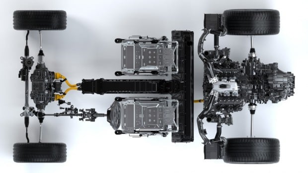 NSX Powertrain - Top View