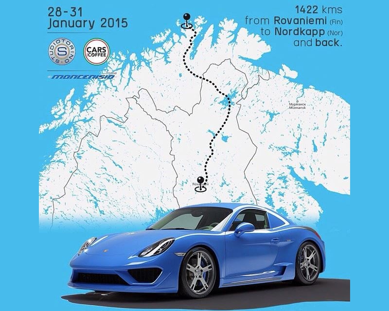 Driving a Porsche to Europe’s Northernmost Point