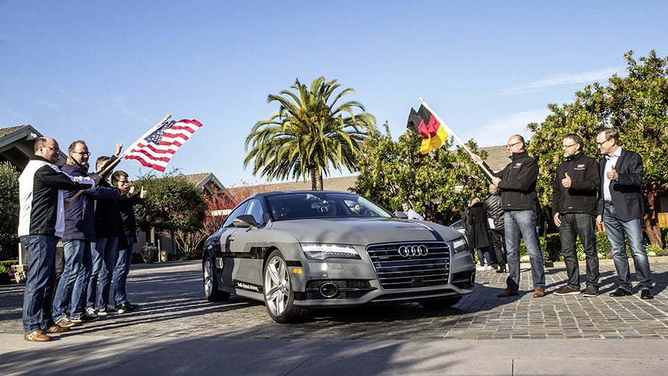 Audi’s Autonomous A7 Drives 550 Miles to CES