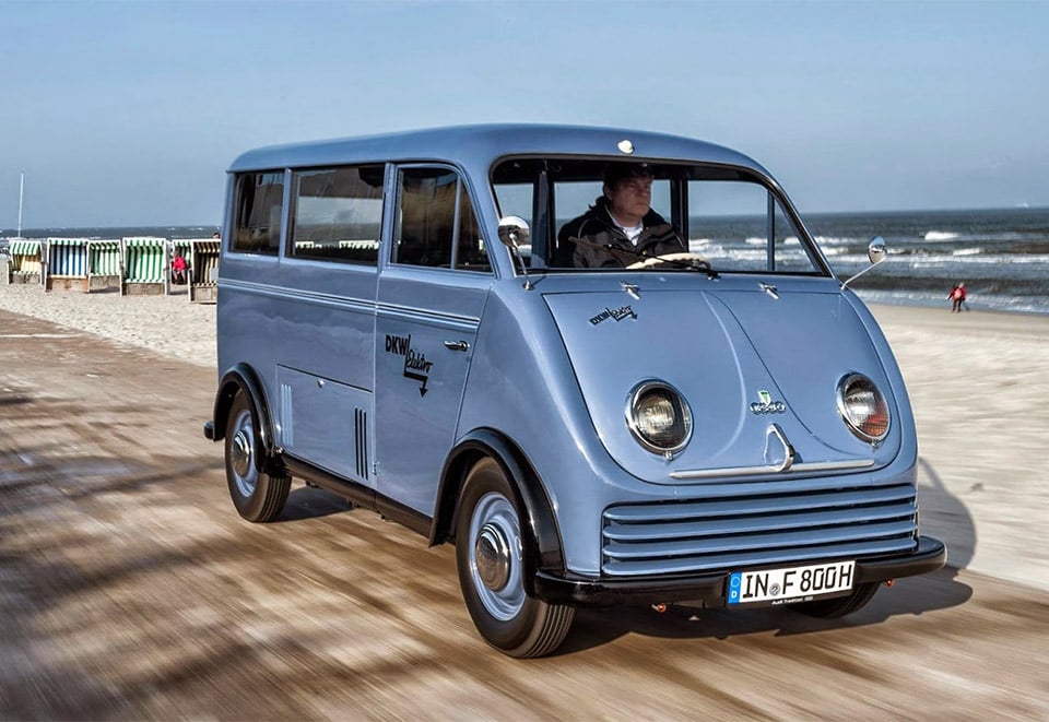 Audi Restores 1956 DKW Electric Van