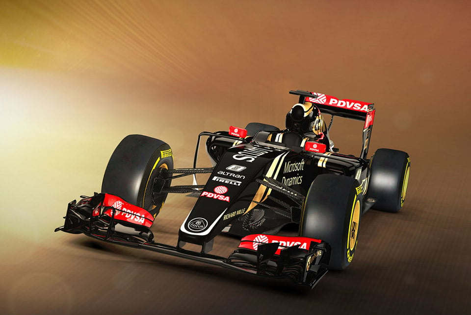 Lotus E23 Hybrid F1 Car Unveiled