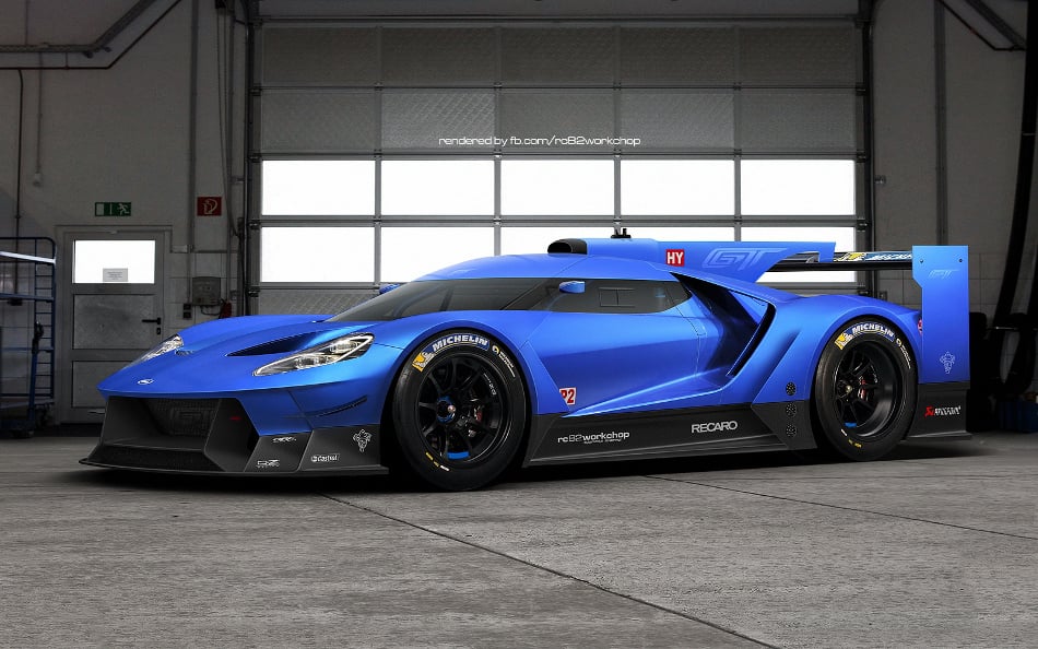 Fan Rendering of a Ford GT Le Mans Car Is GLORIOUS