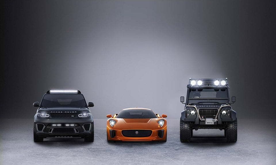 Jaguar & Land Rover in Spectre’s Garage for Next Bond Movie