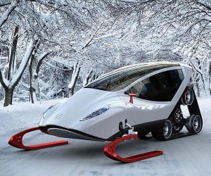 Snow Crawler Concept: A Snowmobile from the Future