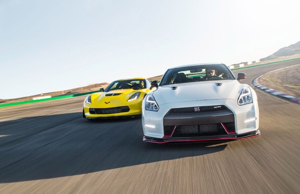 Motor Trend Pits Corvette Z06 Against 2015 Nissan GT-R Nismo