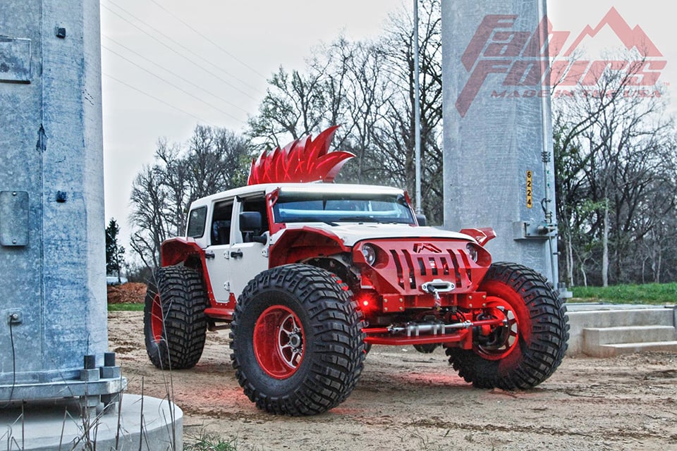 Monster Truck Meets Jeep Wrangler: Fab Fours Legend
