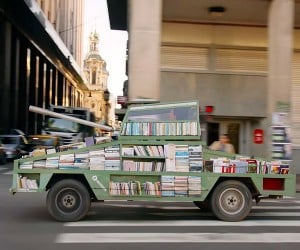 Ford Falcon Transformed into a Library Tank