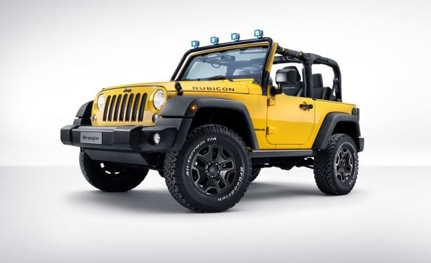 Diesel Jeep Wrangler Rocks Star Heads to Geneva