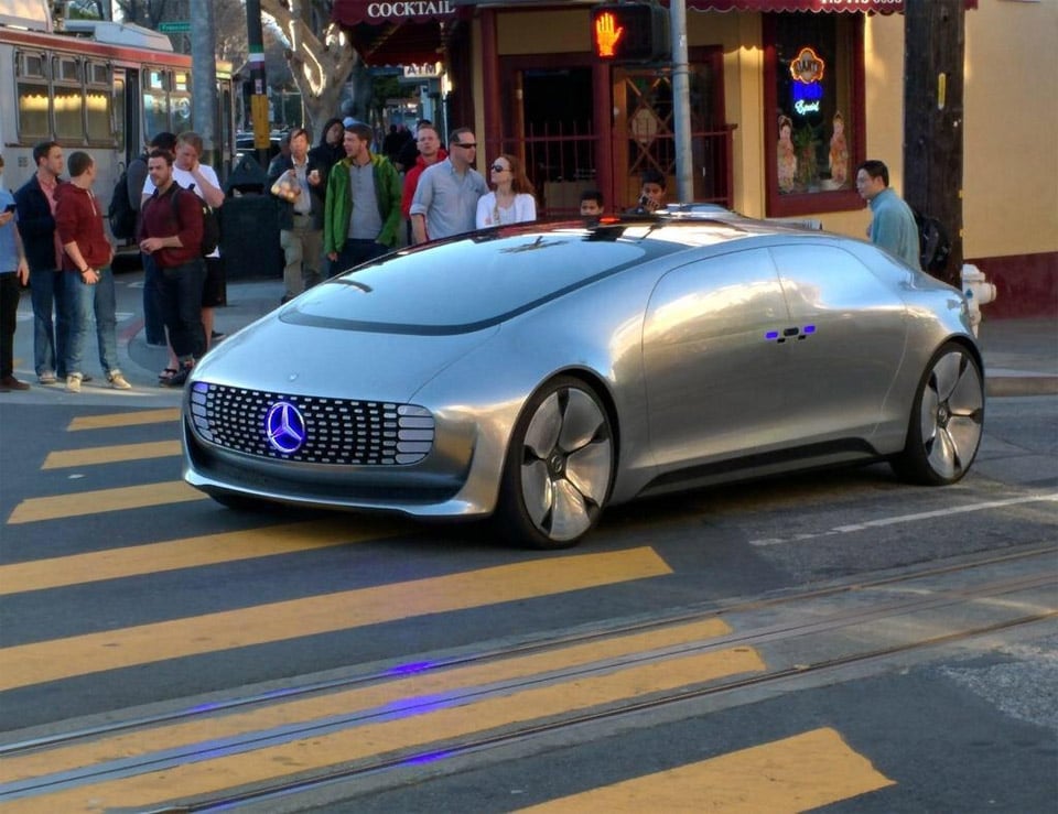 Mercedes-Benz Autonomous Concept Spotted in SF