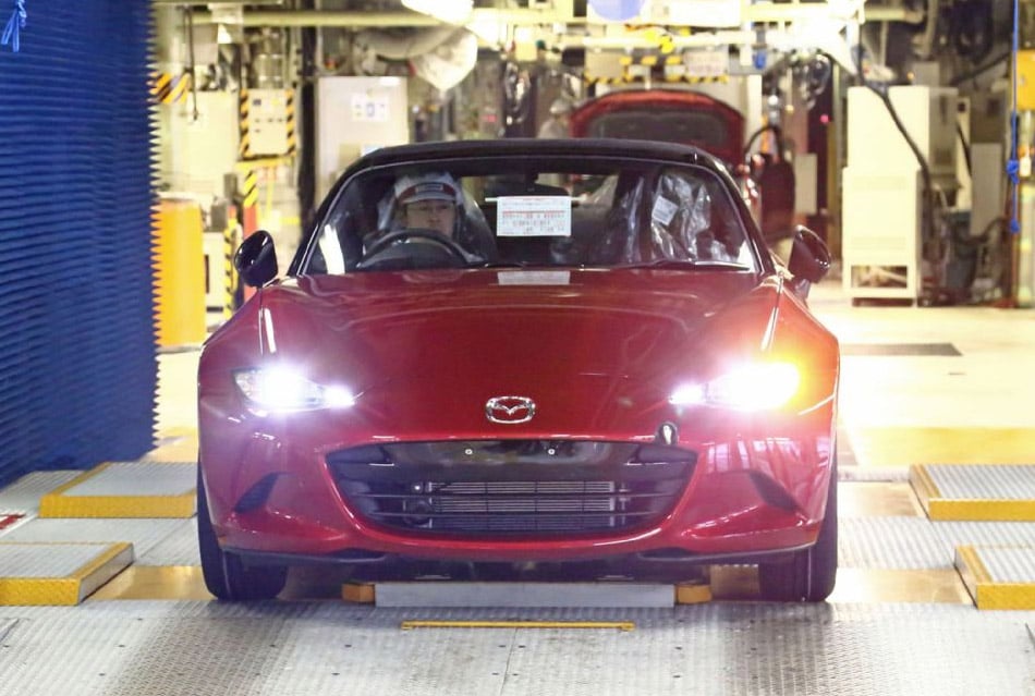 2016 Mazda MX-5 Production Has Begun