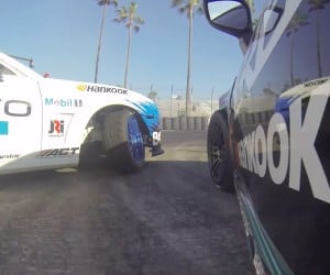 A Door’s-Eye View of Side-by-Side Drifting