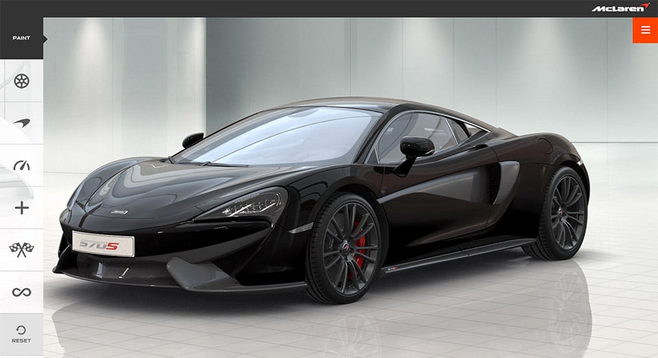 McLaren Adds 570S to Configurator