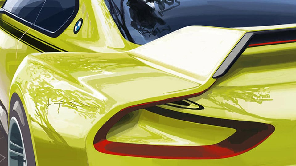 BMW Teases Sexy 3.0 CSL Tribute Concept