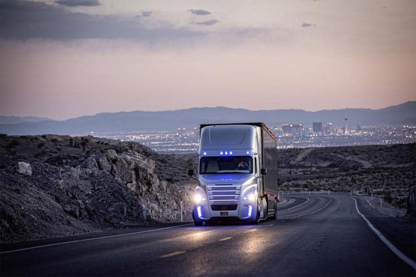 Freightliner Autonomous Trucks Land Utah License